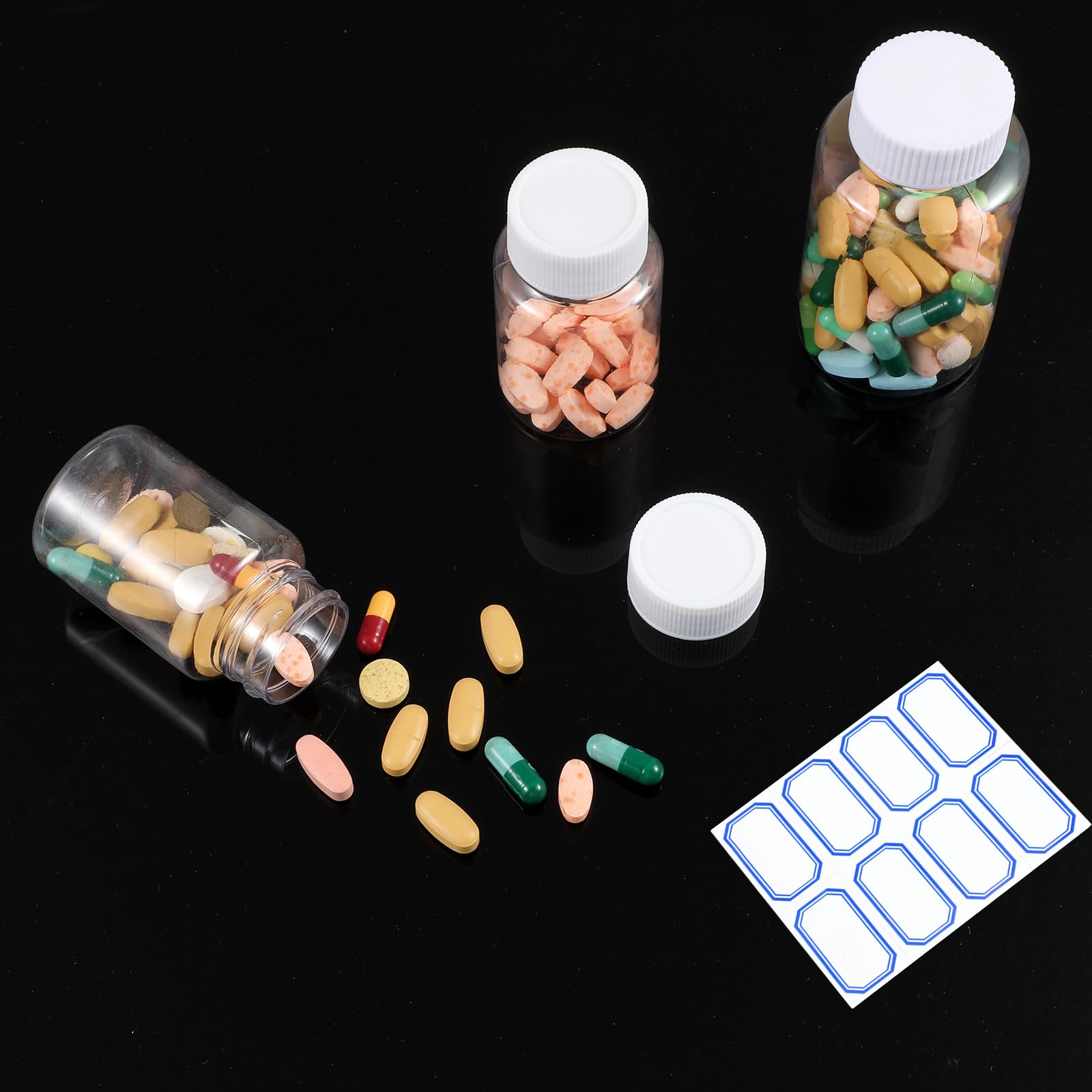 透明プラスチック製ピルケース Amazon.co.jp: 透明ピルボトル 30ml/80ml プラスチック薬容器 サンプル